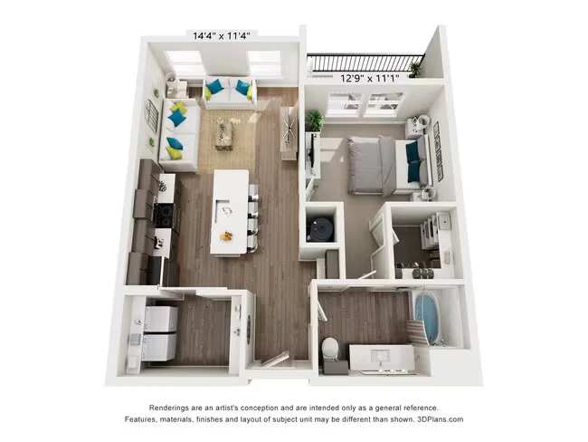 The La Porte 337 floor plan